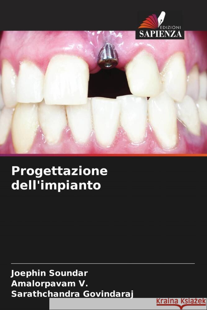 Progettazione dell'impianto Joephin Soundar Amalorpavam V Sarathchandra Govindaraj 9786206974413 Edizioni Sapienza