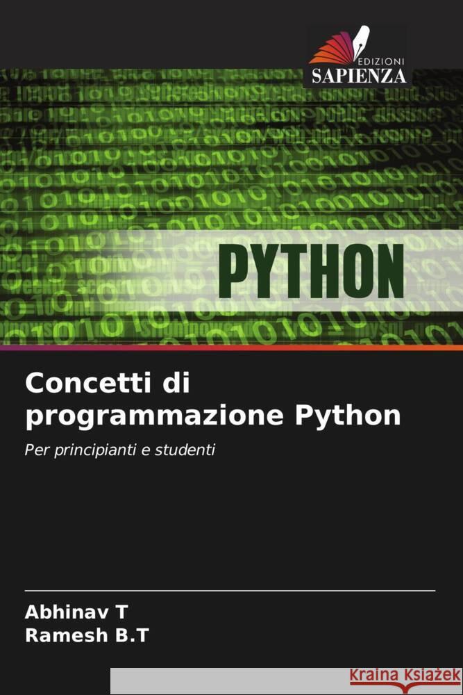 Concetti di programmazione Python Abhinav T Ramesh B 9786207000135 Edizioni Sapienza