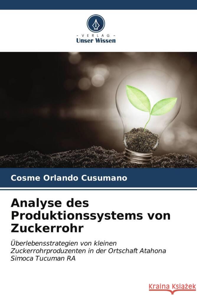 Analyse des Produktionssystems von Zuckerrohr Cosme Orlando Cusumano 9786207023486