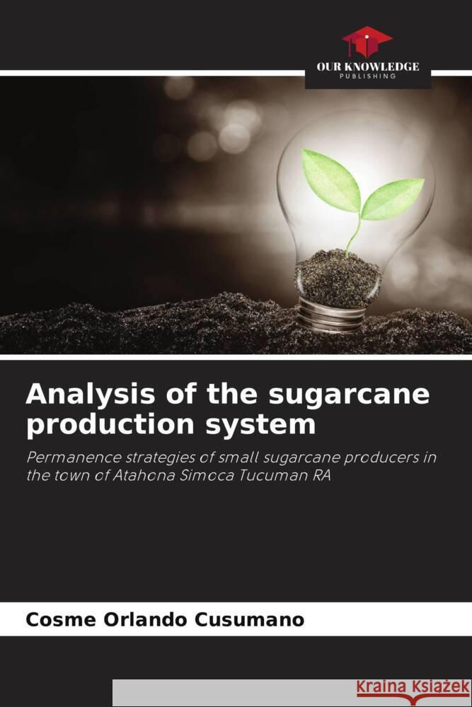 Analysis of the sugarcane production system Cosme Orlando Cusumano 9786207023509