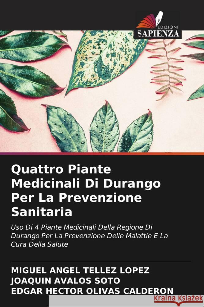 Quattro Piante Medicinali Di Durango Per La Prevenzione Sanitaria Téllez López, Miguel Angel, Ávalos Soto, Joaquín, OLIVAS CALDERON, EDGAR HECTOR 9786207035083