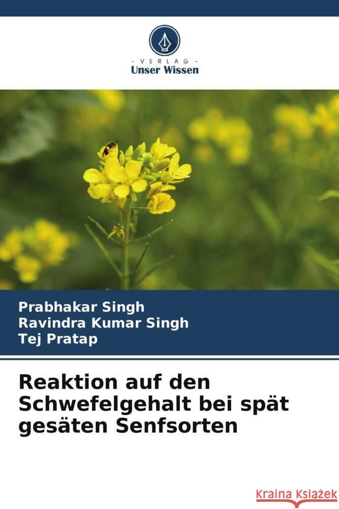 Reaktion auf den Schwefelgehalt bei spät gesäten Senfsorten Singh, Prabhakar, Singh, Ravindra Kumar, Pratap, Tej 9786207103812