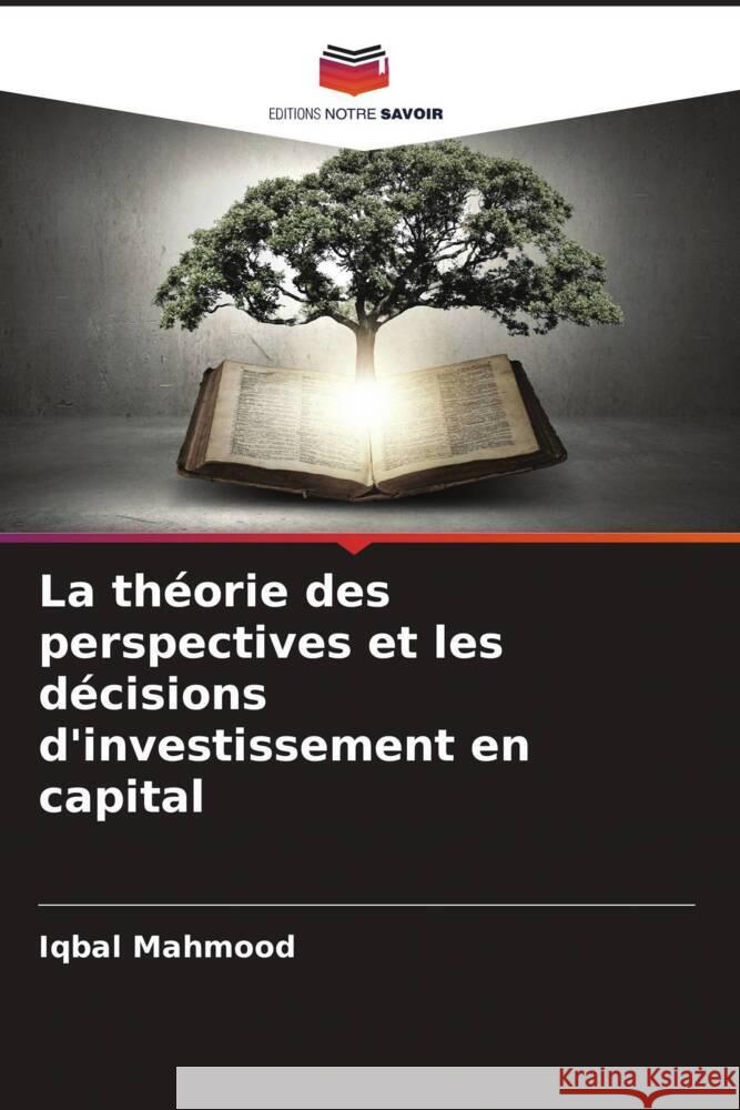 La th?orie des perspectives et les d?cisions d'investissement en capital Iqbal Mahmood 9786207126750