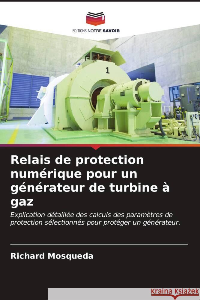 Relais de protection num?rique pour un g?n?rateur de turbine ? gaz Richard Mosqueda 9786207156382