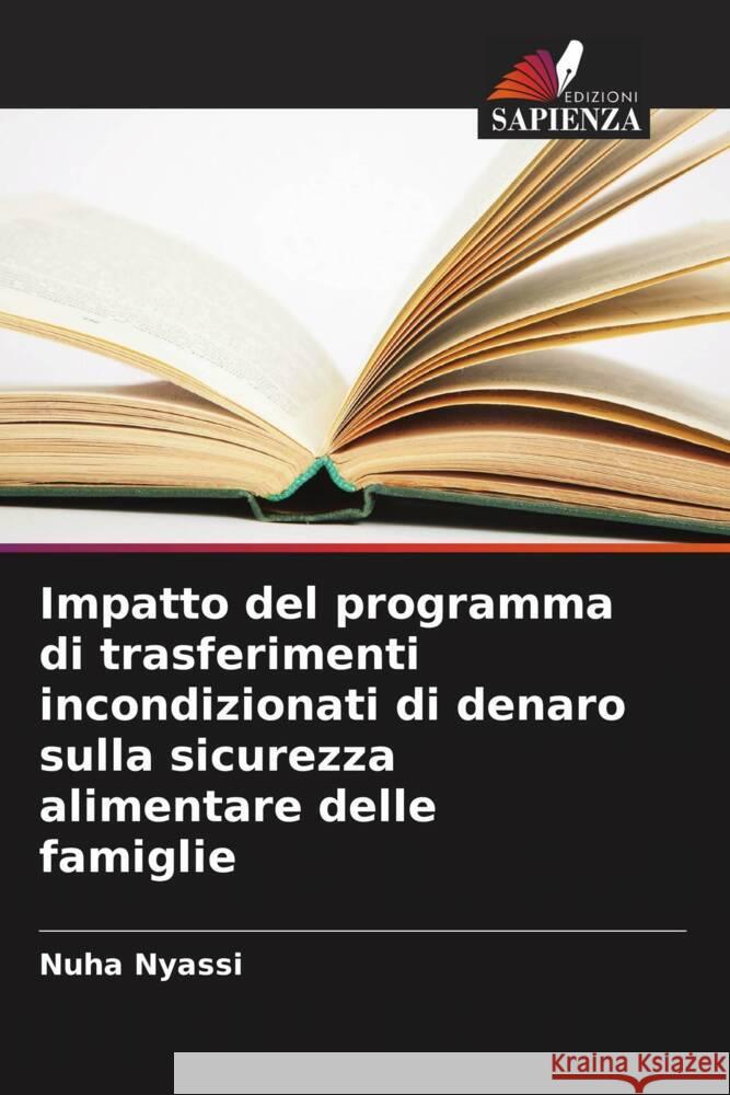 Impatto del programma di trasferimenti incondizionati di denaro sulla sicurezza alimentare delle famiglie Nuha Nyassi 9786207173389