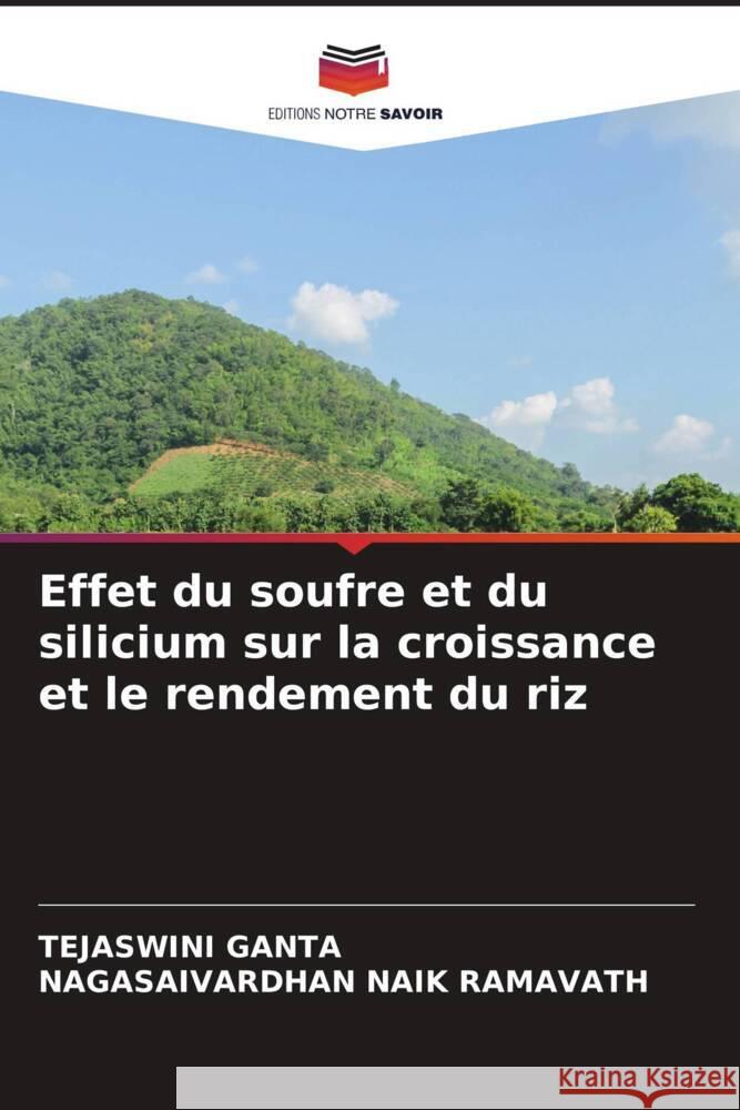 Effet du soufre et du silicium sur la croissance et le rendement du riz Tejaswini Ganta Nagasaivardhan Naik Ramavath 9786207186990