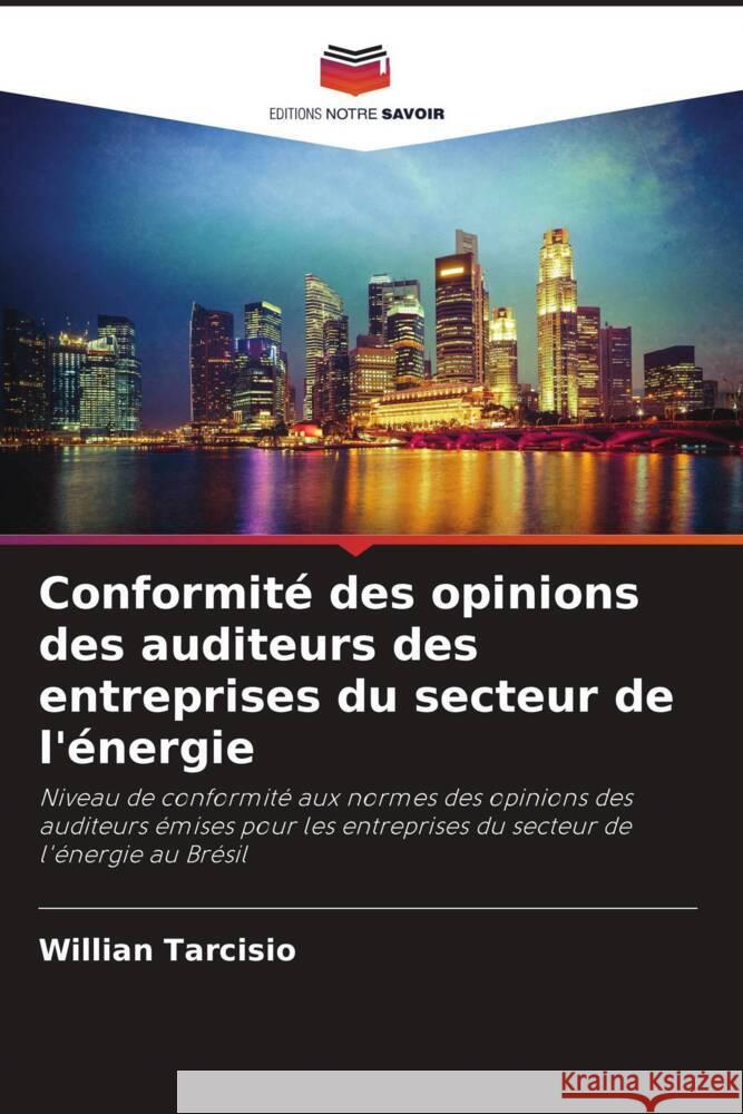 Conformit? des opinions des auditeurs des entreprises du secteur de l'?nergie Willian Tarcisio 9786207229369