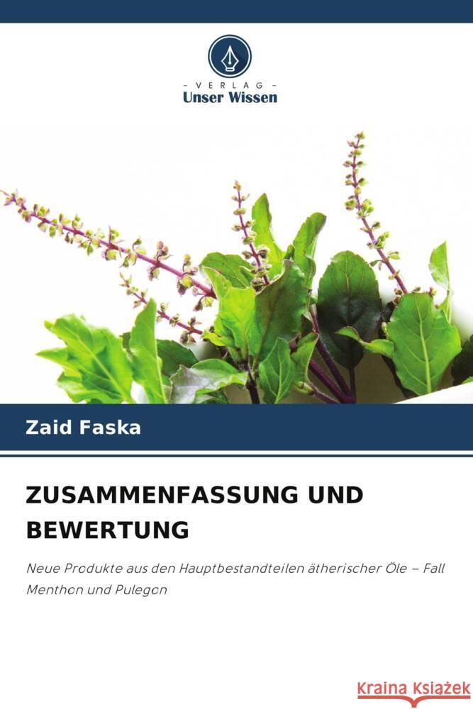 Zusammenfassung Und Bewertung Zaid Faska 9786207232468 Verlag Unser Wissen