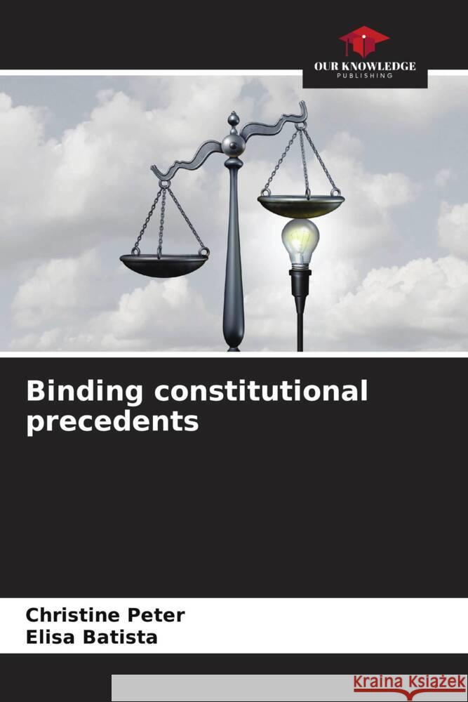 Binding constitutional precedents Christine Peter Elisa Batista 9786207315628 Our Knowledge Publishing