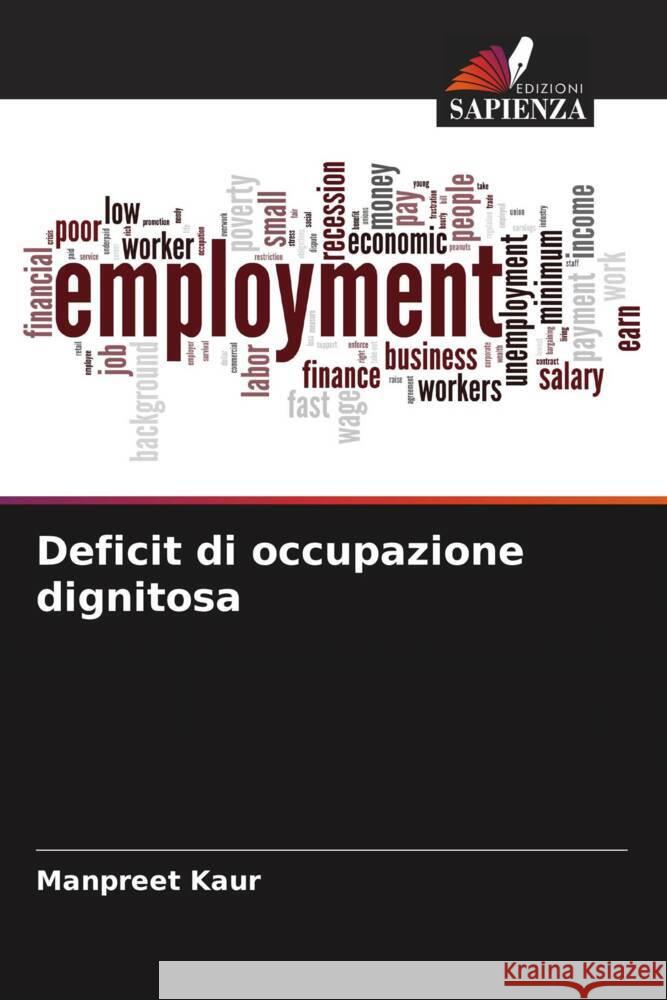 Deficit di occupazione dignitosa Manpreet Kaur 9786207336760