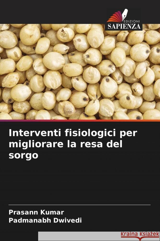 Interventi fisiologici per migliorare la resa del sorgo Prasann Kumar Padmanabh Dwivedi 9786207356911