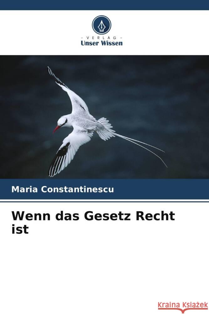 Wenn das Gesetz Recht ist Maria Constantinescu 9786207364541 Verlag Unser Wissen