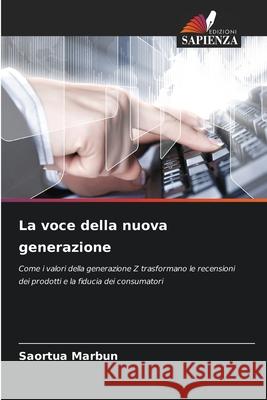 La voce della nuova generazione Saortua Marbun 9786207550814 Edizioni Sapienza