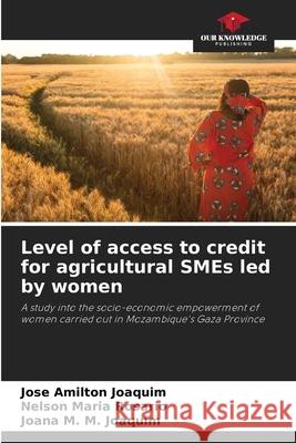 Level of access to credit for agricultural SMEs led by women Jose Amilton Joaquim Nelson Maria Ros?rio Joana M. M. Joaquim 9786207629657