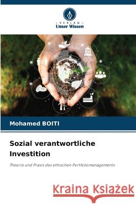 Sozial verantwortliche Investition Mohamed Boiti 9786207734481