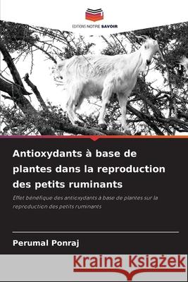 Antioxydants ? base de plantes dans la reproduction des petits ruminants Perumal Ponraj 9786207745319 Editions Notre Savoir