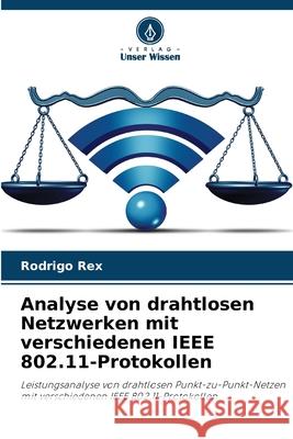 Analyse von drahtlosen Netzwerken mit verschiedenen IEEE 802.11-Protokollen Rodrigo Rex 9786207798056