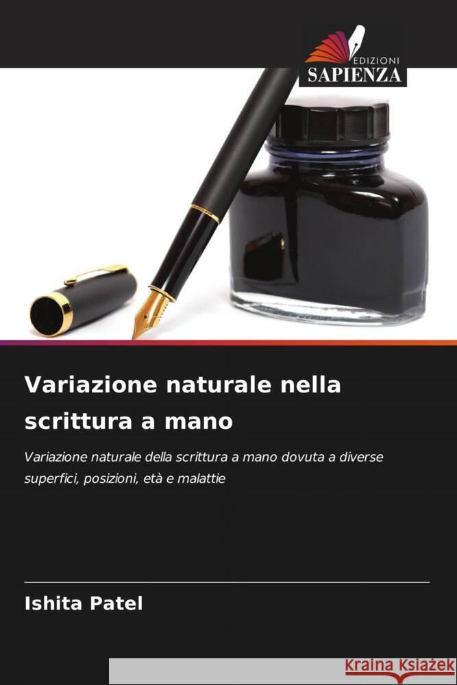 Variazione naturale nella scrittura a mano Patel, Ishita 9786207961894