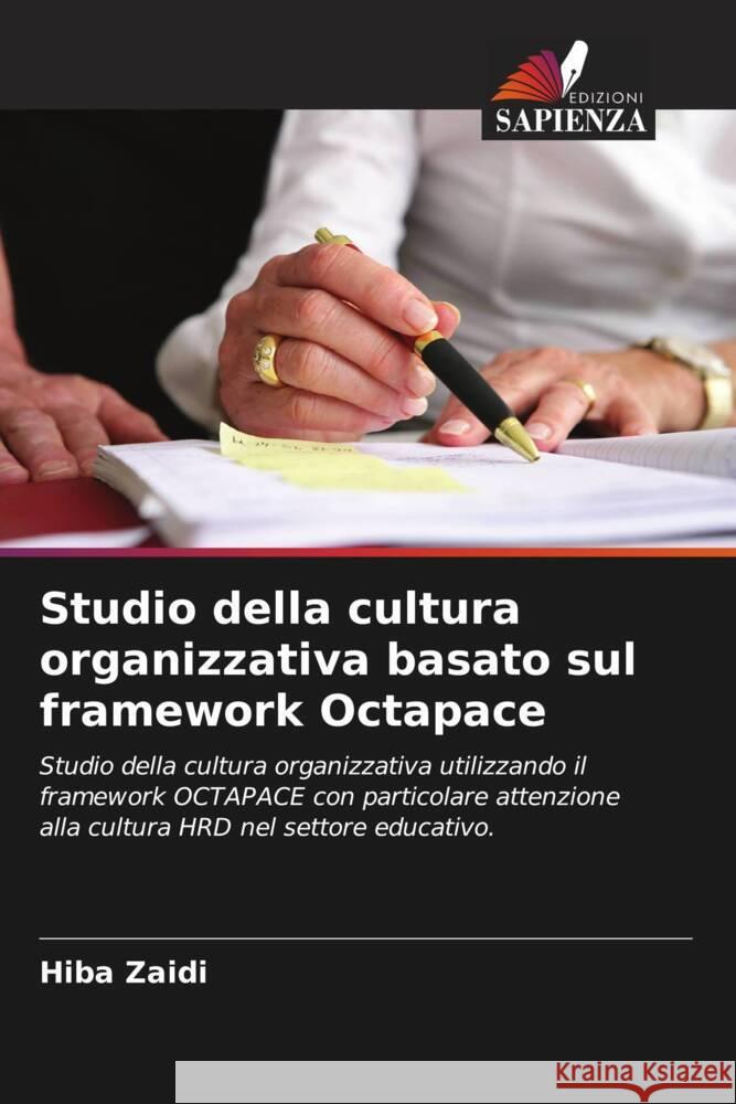 Studio della cultura organizzativa basato sul framework Octapace Hiba Zaidi 9786207963737