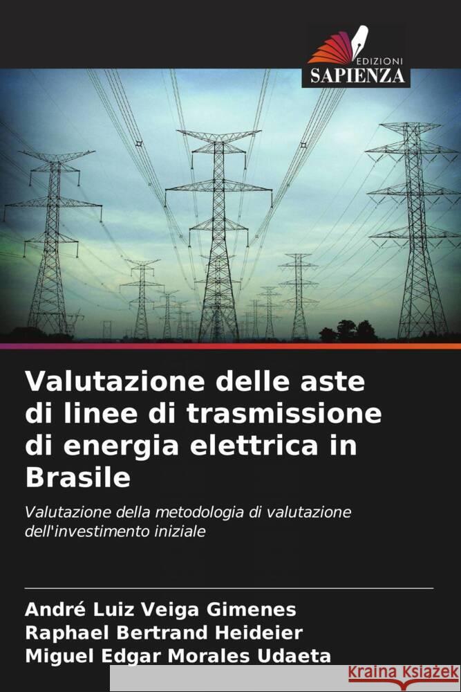 Valutazione delle aste di linee di trasmissione di energia elettrica in Brasile Andr? Luiz Veiga Gimenes Raphael Bertrand Heideier Miguel Edgar Morales Udaeta 9786208045210