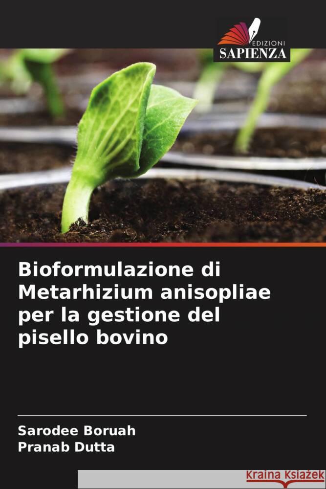 Bioformulazione di Metarhizium anisopliae per la gestione del pisello bovino Sarodee Boruah Pranab Dutta 9786208132378