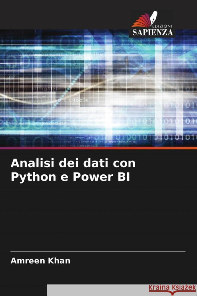 Analisi dei dati con Python e Power BI Amreen Khan 9786208140915