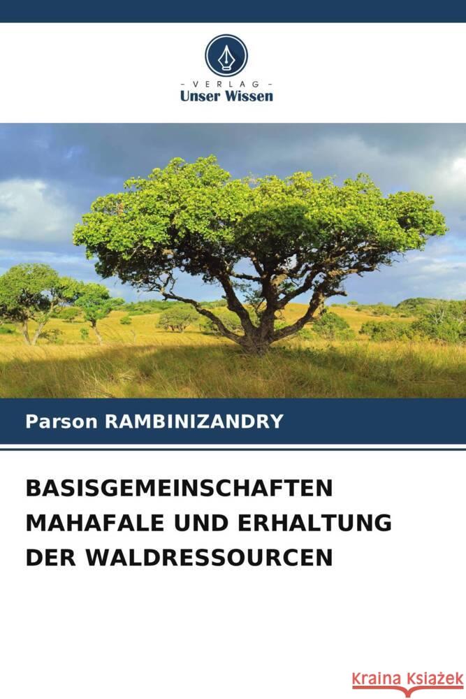 Basisgemeinschaften Mahafale Und Erhaltung Der Waldressourcen Parson Rambinizandry 9786208145125