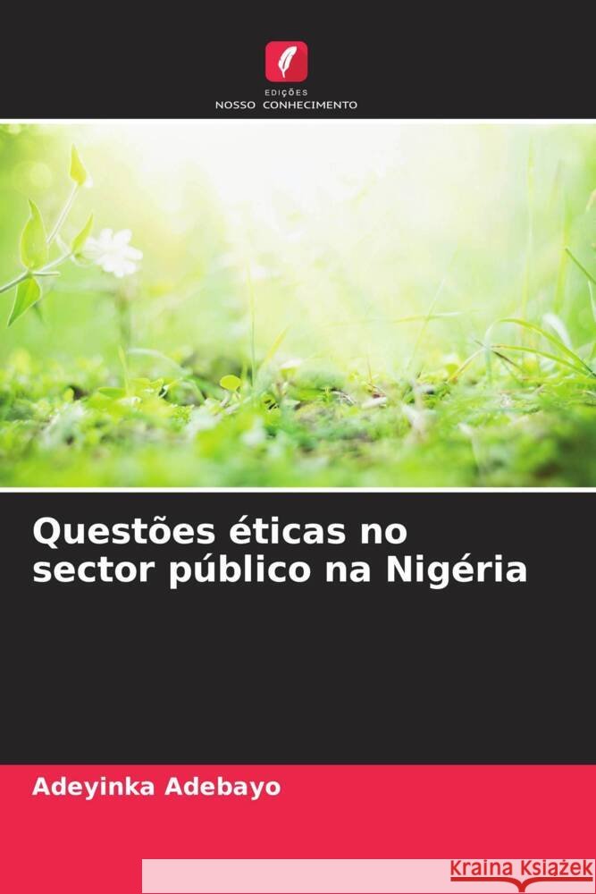 Questões éticas no sector público na Nigéria Adebayo, Adeyinka 9786208180492 Edições Nosso Conhecimento