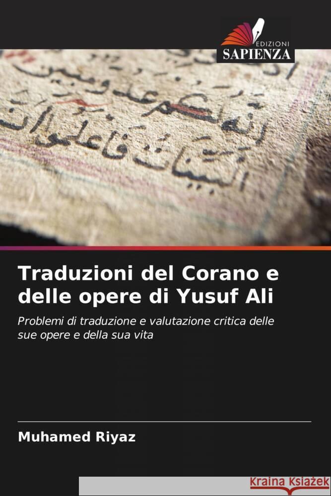 Traduzioni del Corano e delle opere di Yusuf Ali Riyaz, Muhamed 9786208197162