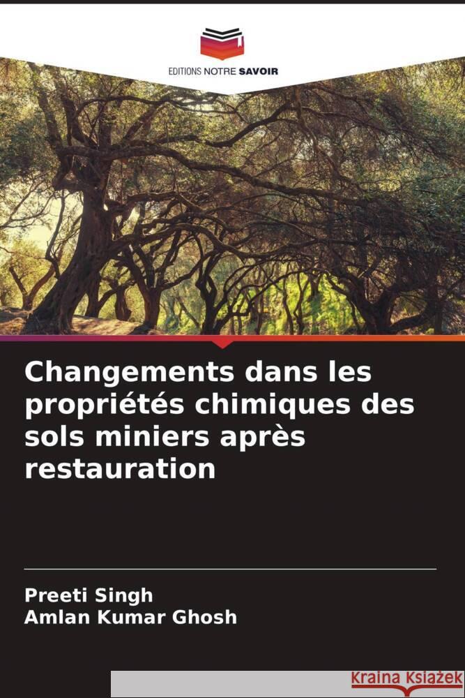 Changements dans les propriétés chimiques des sols miniers après restauration Singh, Preeti, Kumar Ghosh, Amlan 9786208201173