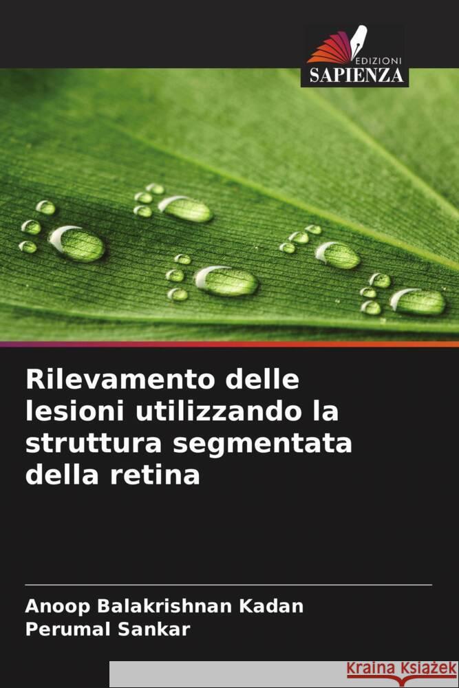 Rilevamento delle lesioni utilizzando la struttura segmentata della retina Balakrishnan Kadan, Anoop, Sankar, Perumal 9786208239398