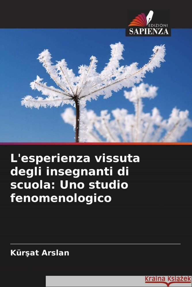 L'esperienza vissuta degli insegnanti di scuola: Uno studio fenomenologico Arslan, Kürsat 9786208284664 Edizioni Sapienza