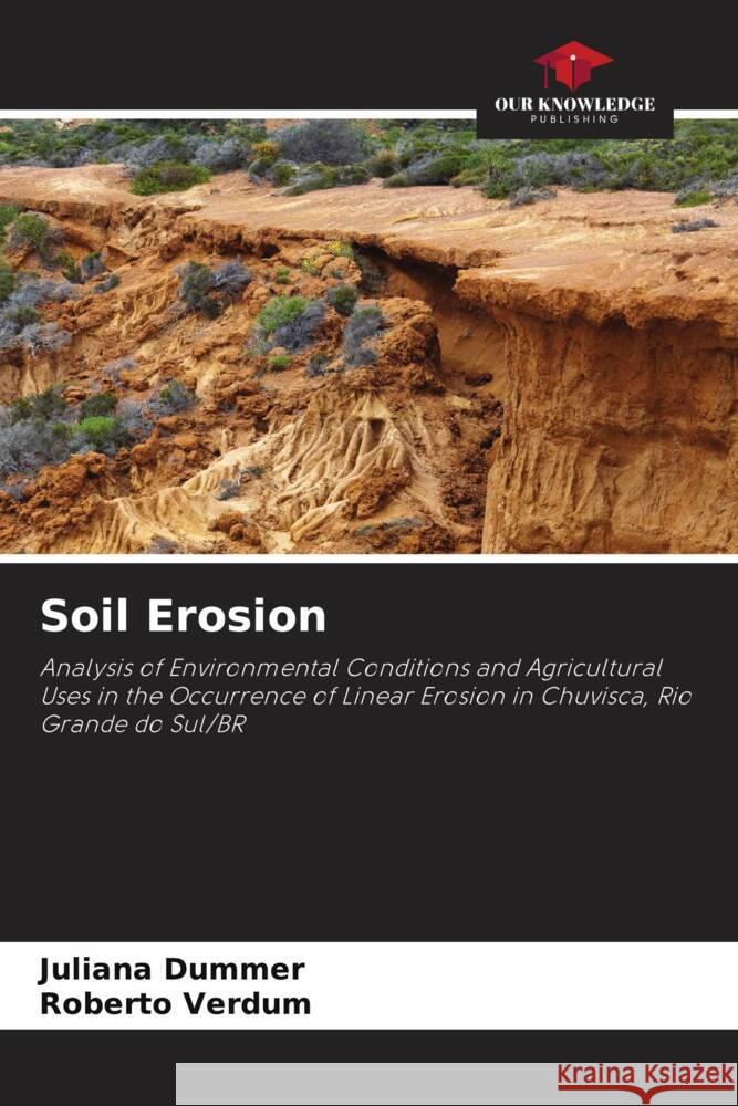 Soil Erosion Dummer, Juliana, Verdum, Roberto 9786208292331