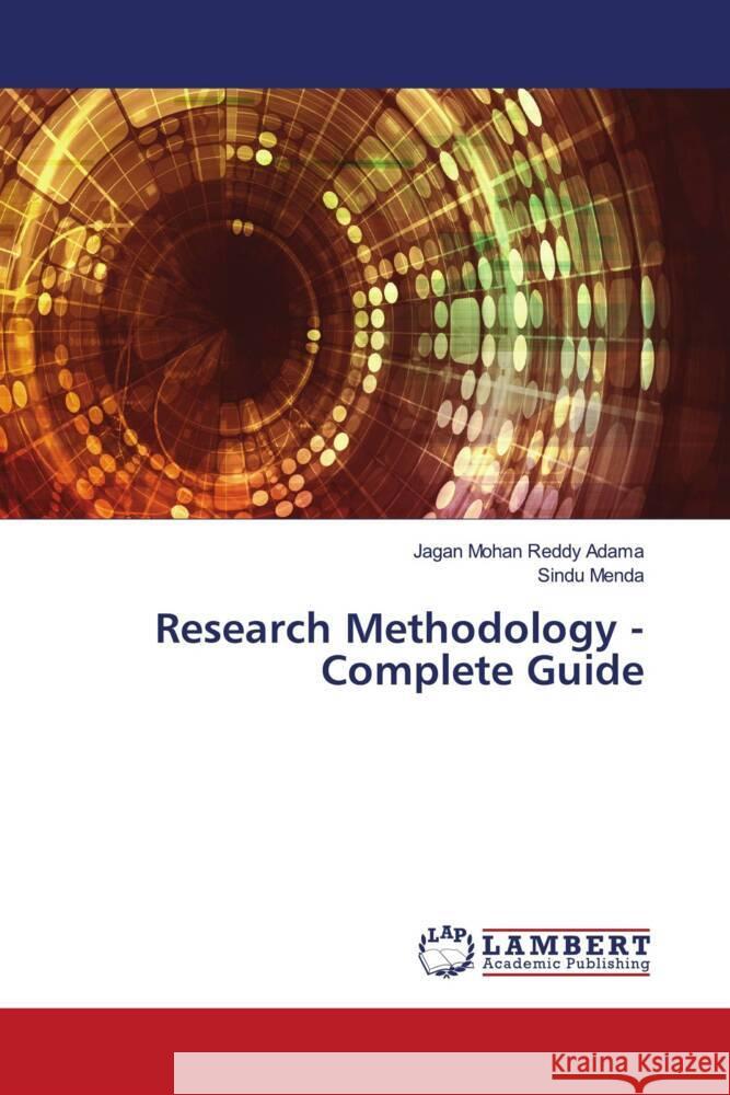 Research Methodology - Complete Guide Adama, Jagan Mohan Reddy, Menda, Sindu 9786208420253