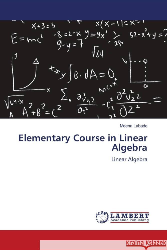 Elementary Course in Linear Algebra Labade, Meena 9786208430139