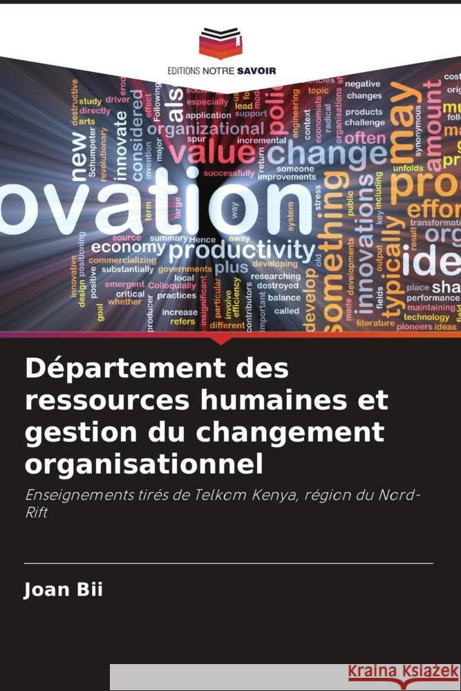 Département des ressources humaines et gestion du changement organisationnel Bii, Joan 9786208518042