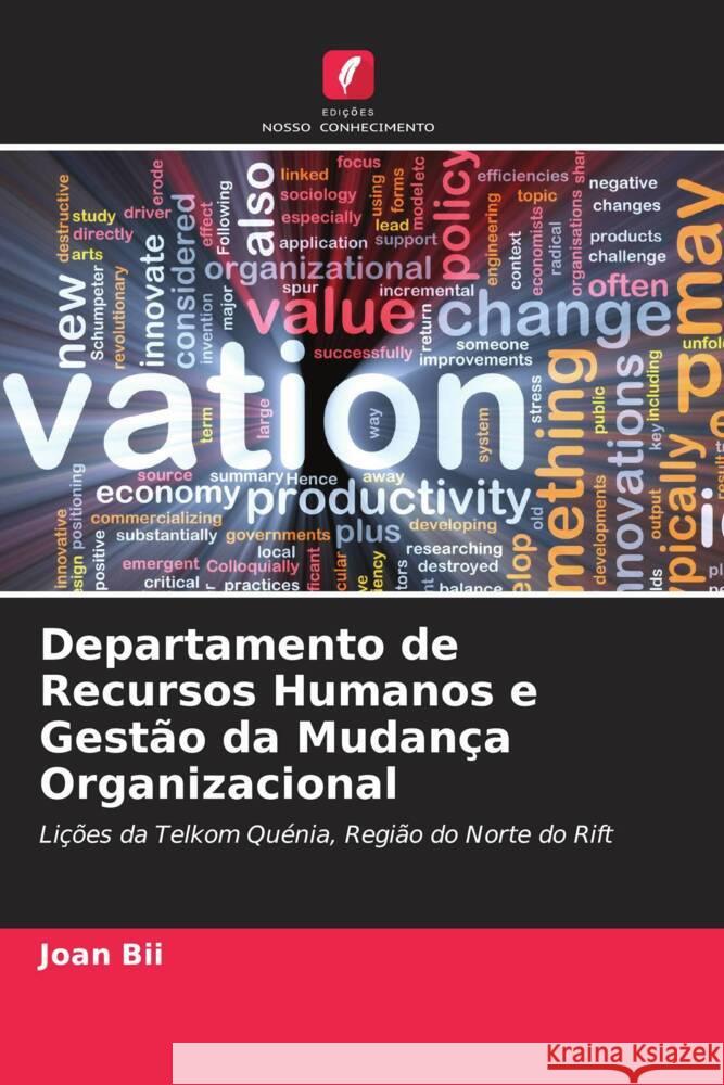 Departamento de Recursos Humanos e Gestão da Mudança Organizacional Bii, Joan 9786208556860 Edições Nosso Conhecimento