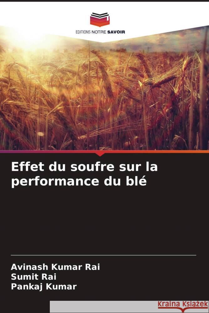 Effet du soufre sur la performance du blé Rai, Avinash Kumar, Rai, Sumit, Kumar, Pankaj 9786208567606 Editions Notre Savoir
