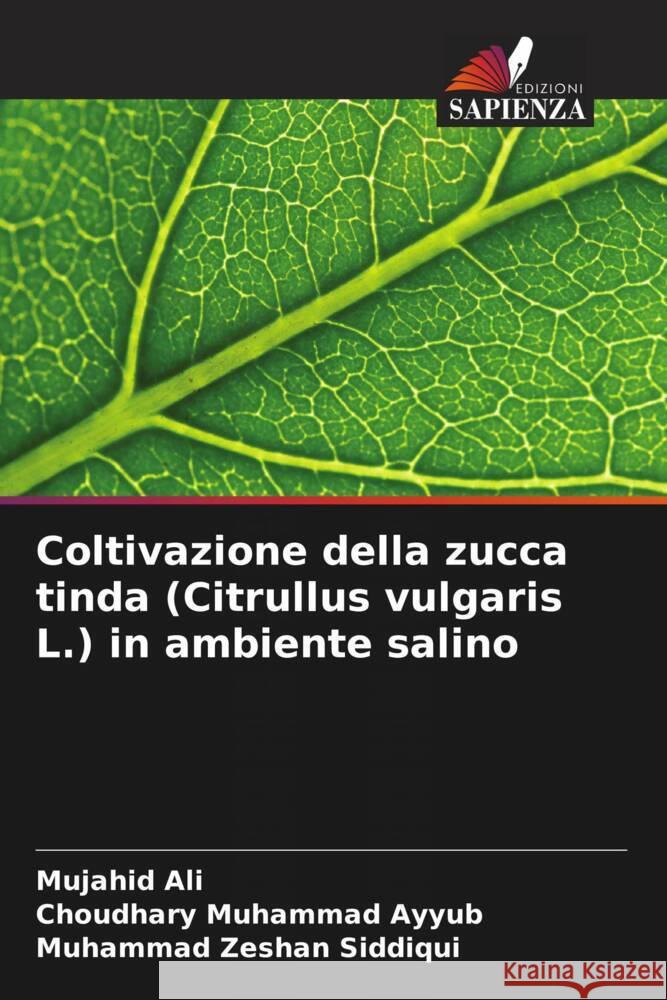 Coltivazione della zucca tinda (Citrullus vulgaris L.) in ambiente salino Ali, Mujahid, Ayyub, Choudhary Muhammad, Siddiqui, Muhammad Zeshan 9786208573010