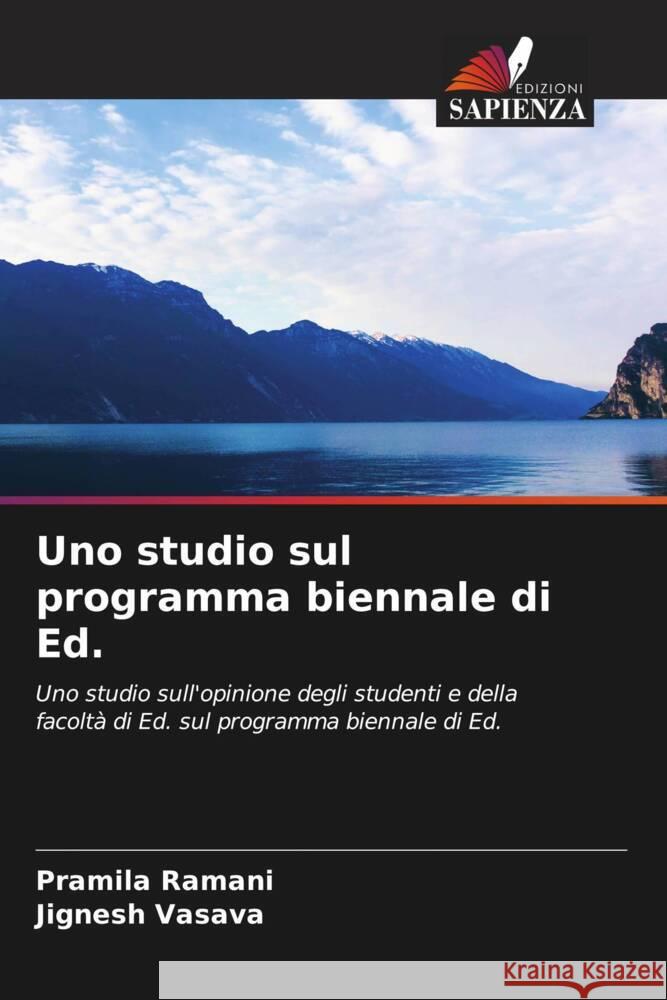 Uno studio sul programma biennale di Ed. Ramani, Pramila, Vasava, Jignesh 9786208599157