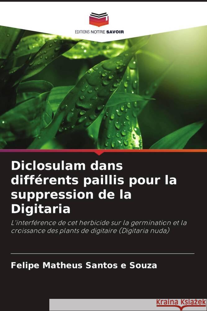 Diclosulam dans différents paillis pour la suppression de la Digitaria Santos e Souza, Felipe Matheus 9786208606862