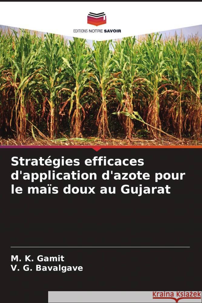 Stratégies efficaces d'application d'azote pour le maïs doux au Gujarat Gamit, M. K., Bavalgave, V. G. 9786208616878 Editions Notre Savoir