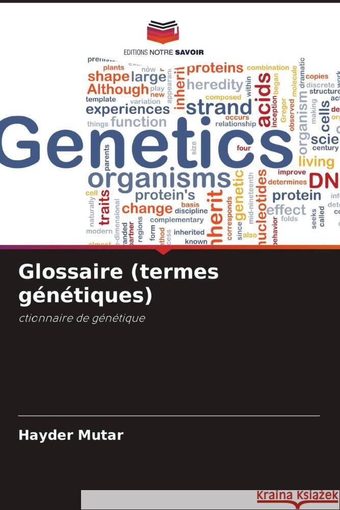 Glossaire (termes génétiques) Mutar, Hayder 9786208653187