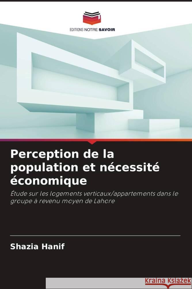 Perception de la population et nécessité économique Hanif, Shazia 9786208658038