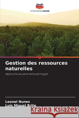 Gestion des ressources naturelles Nunes, Leonel, Brito, Luis Miguel 9786208731915
