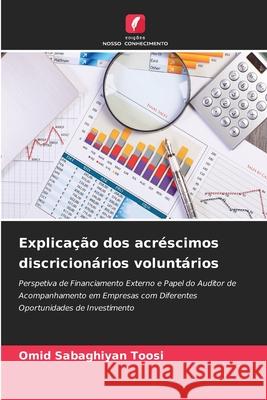 Explicação dos acréscimos discricionários voluntários Sabaghiyan Toosi, Omid 9786208762155