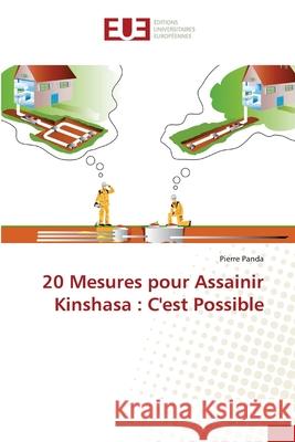 20 Mesures pour Assainir Kinshasa: C'est Possible Pierre Panda 9786208823863