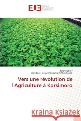 Vers une révolution de l'Agriculture à Korsimoro Boly, Ibrahim, Ouédraogo, Jean Louis Gouwendpoulimdé 9786208825584