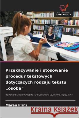 Przekazywanie i stosowanie procedur tekstowych dotyczacych rodzaju tekstu 