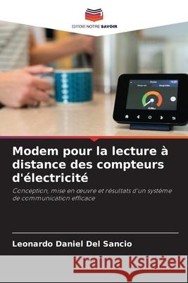Modem pour la lecture à distance des compteurs d'électricité Del Sancio, Leonardo Daniel 9786208985042